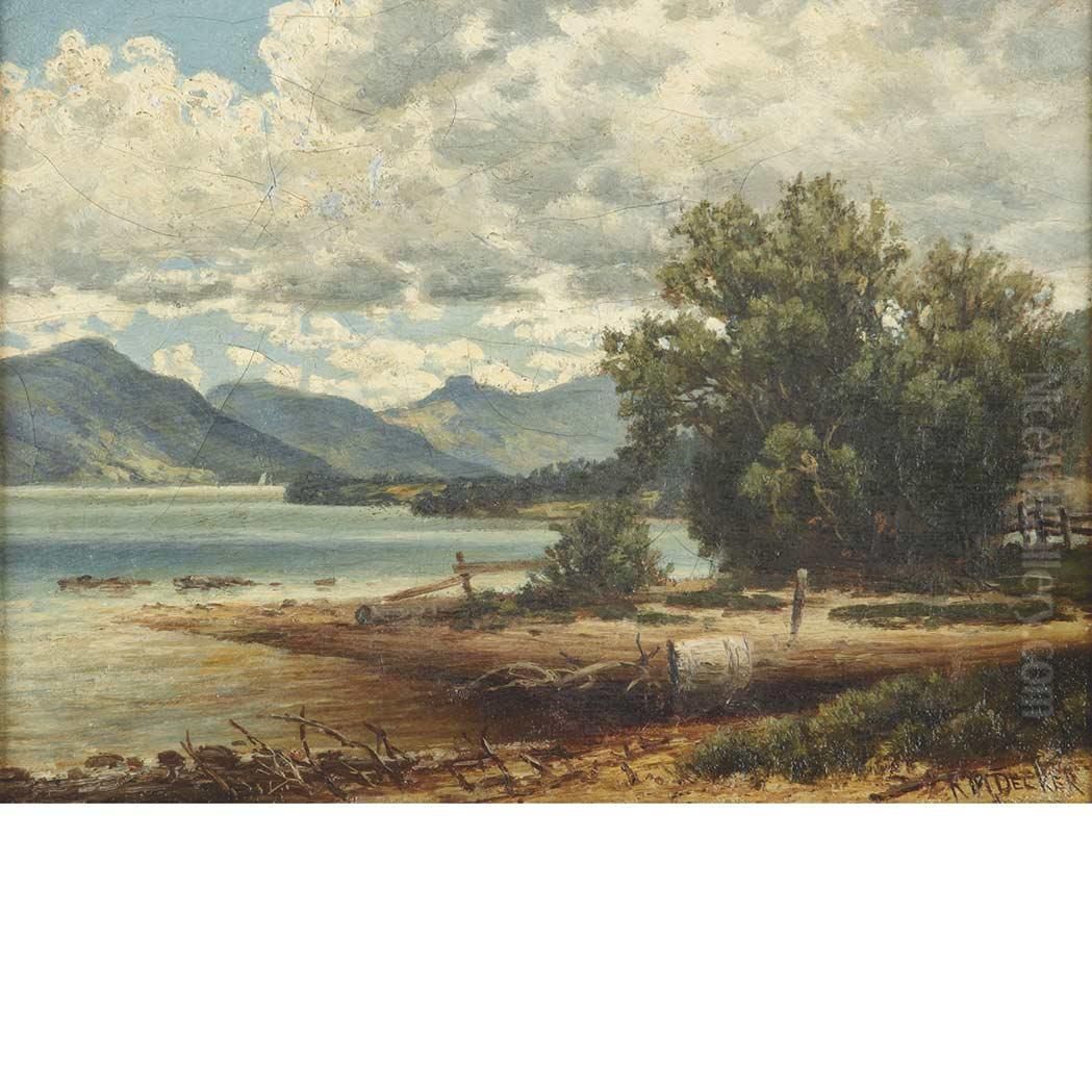 The Shoreline Oil Painting by Robert Melvin Decker