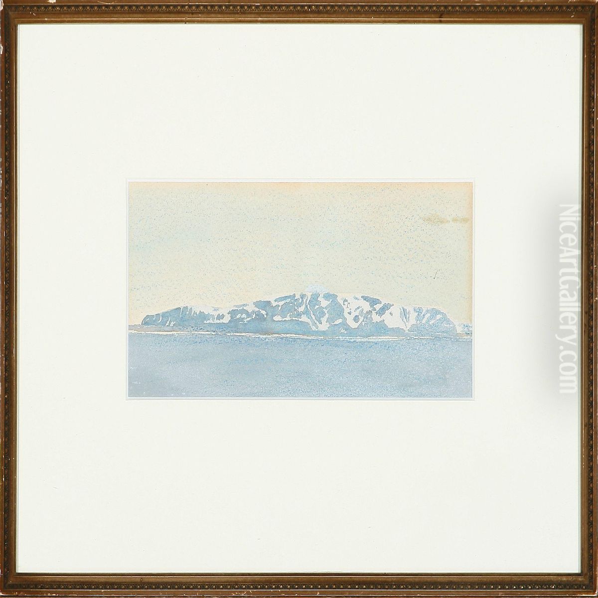 Coastal Scene From Greenland Oil Painting by Christine Deichmann