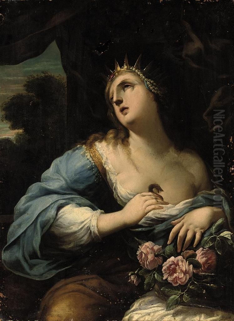 Cleopatra Oil Painting by Francesco del Cairo