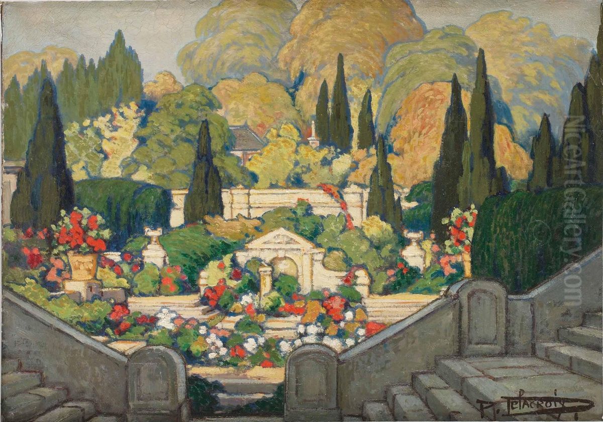 Coin De Parc Oil Painting by Pauline Delacroix-Garnier