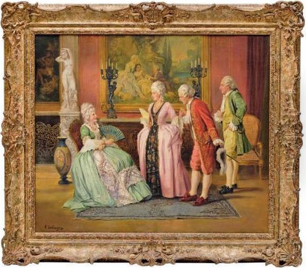 Presentacion Oil Painting by Pierre Delage