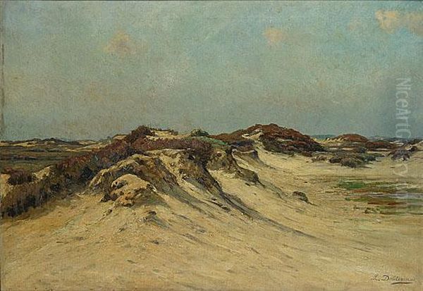 Duingezicht Oil Painting by Leon Delderenne