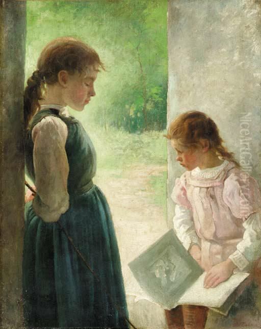 Delain, C. Oil Painting by Charles Delin