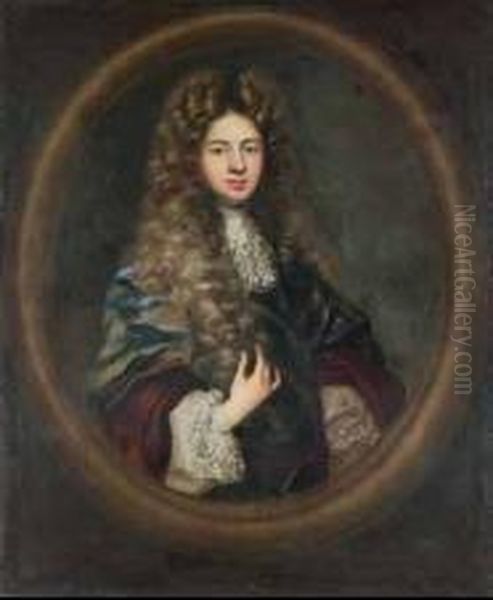 Ritratto Di Gentiluomo Oil Painting by Giovanni Maria delle, called Mulinaretto Piane