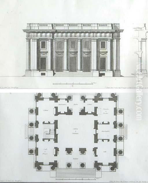 [architectural Studies] Oil Painting by Jean Deneufforge