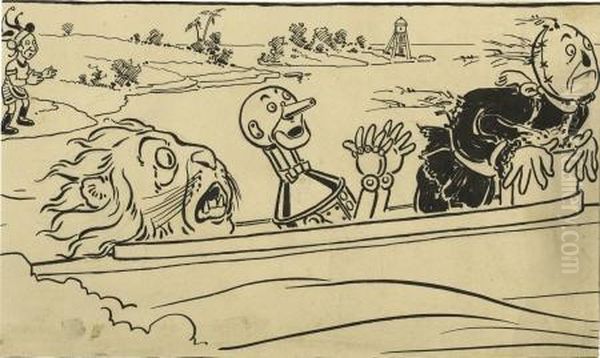 Untitled Oil Painting by William Wallace Denslow