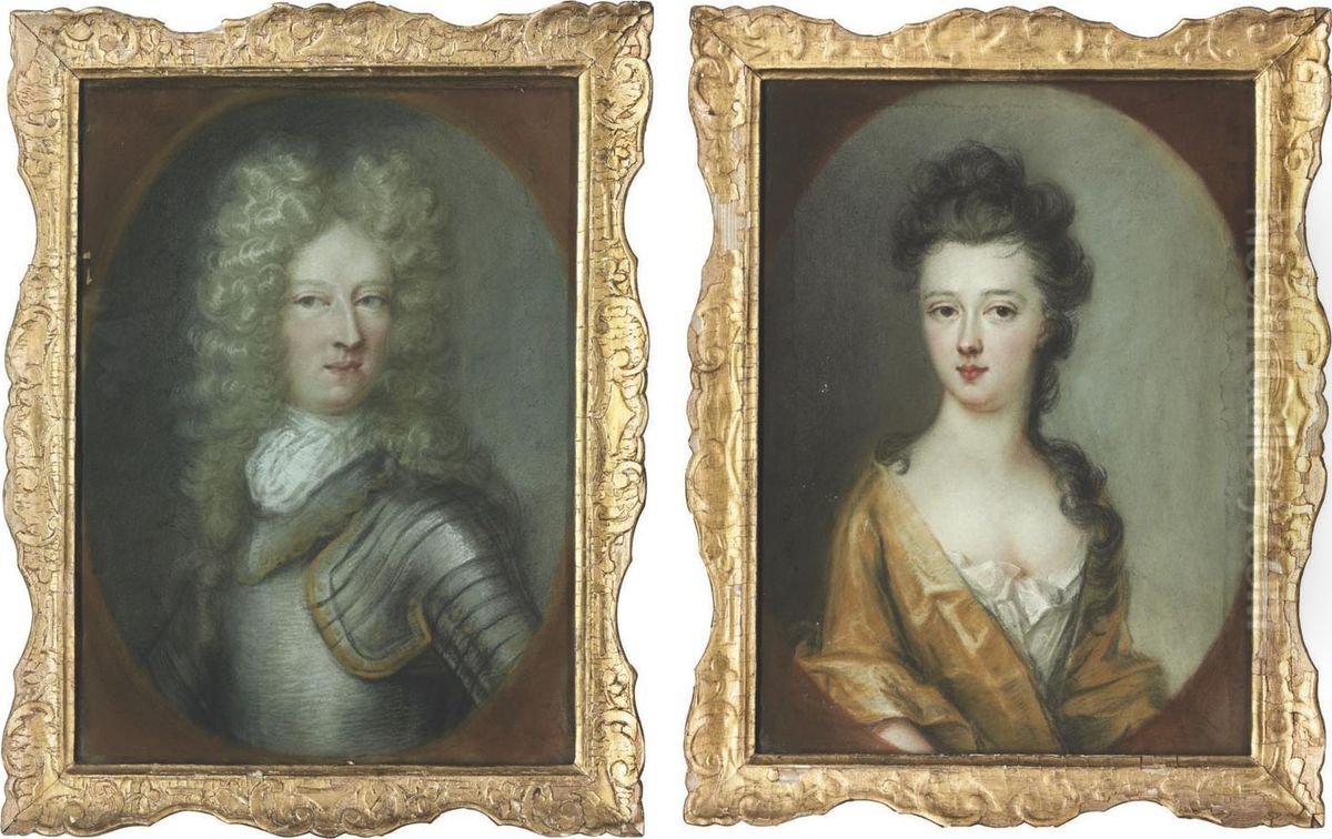 Portrait Of A Gentleman Oil Painting by Henriette Dering