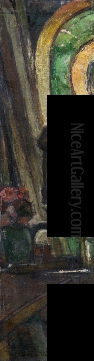 La Sainte Famille Oil Painting by Georges Desvallieres