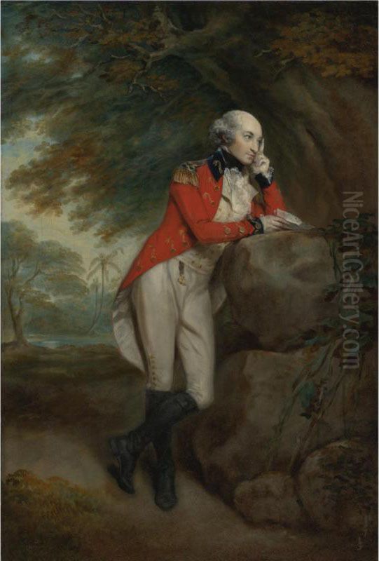 Portrait Of Adam Atkinson Of Torbottle Oil Painting by Arthur William Devis