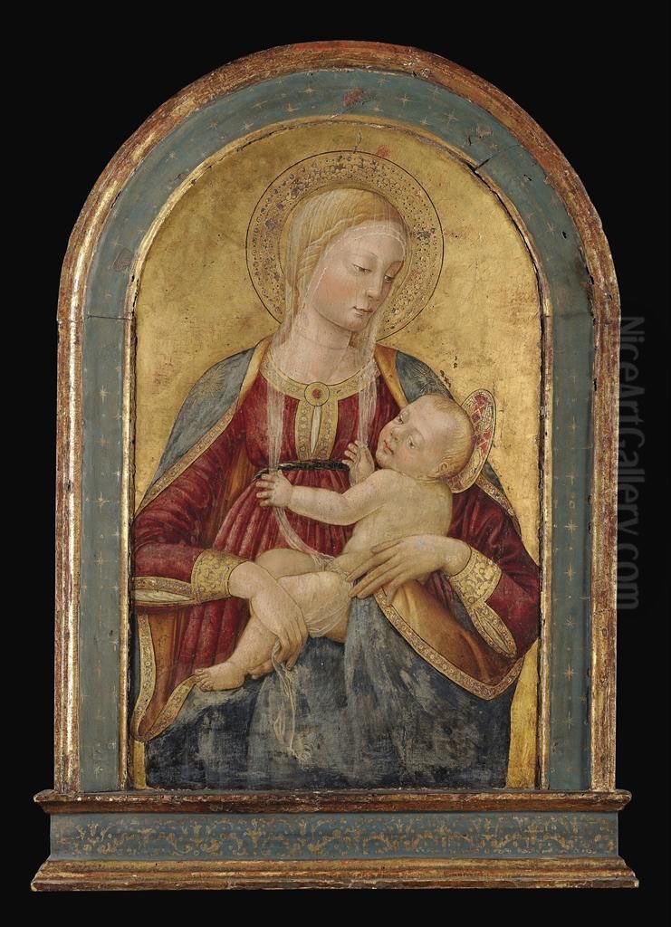 The Madonna And Child Oil Painting by Bicci Di Neri