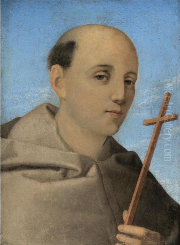 Saint Francis Oil Painting by Francesco Bissolo