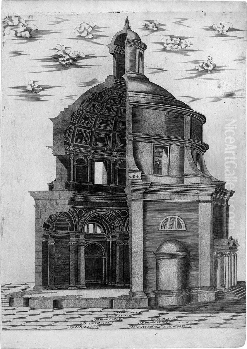 Hoc Templum Oil Painting by Giulio Bonasone