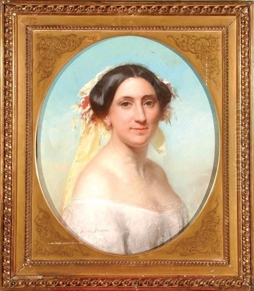 Ritratto Di
Contadina Oil Painting by Francesco Didioni