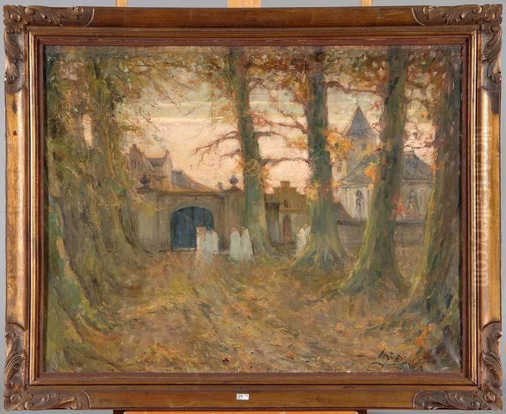 Clarte Vesperale Oil Painting by Pierre Jacques Dierckx