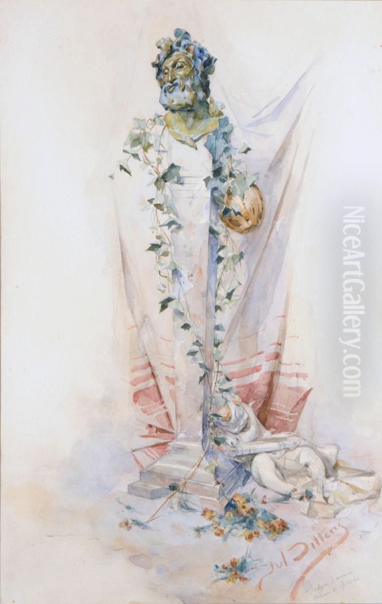 Le Satyre Oil Painting by Juliaan Dillens