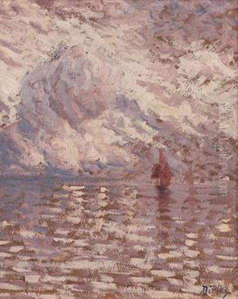 Fra Haoya, Oslofjorden Oil Painting by Carl-Edvard Diriks