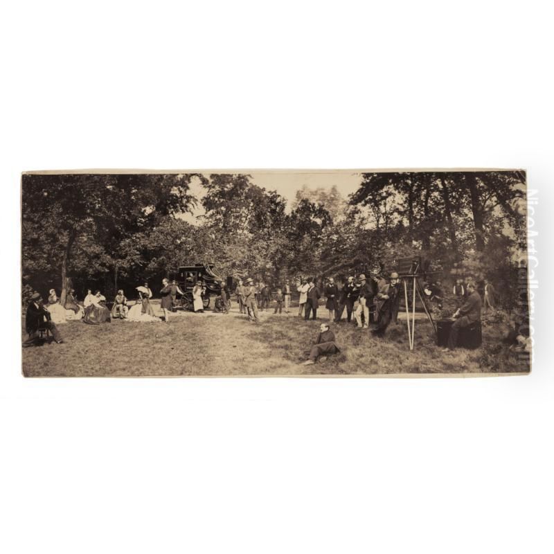 Autoportait Oil Painting by Andre A. Disderi