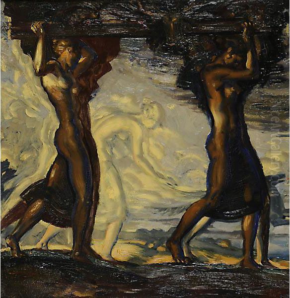 Allegoria Oil Painting by Walter Ditz