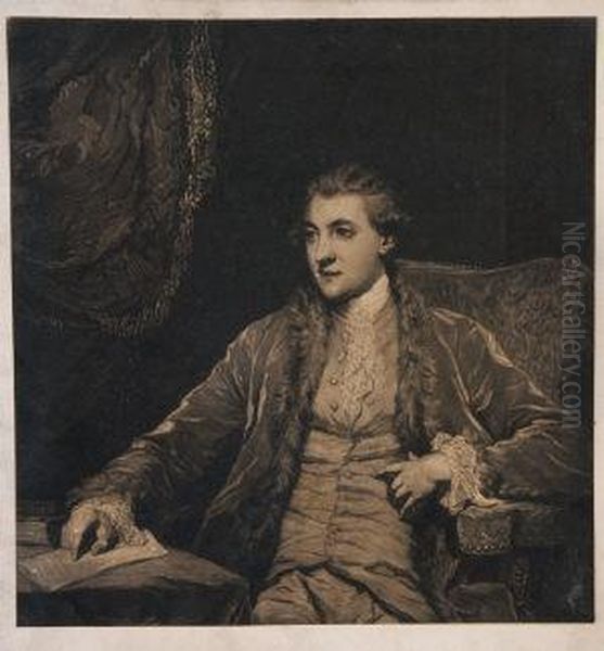 William Robert, 2nd Duke Of Leinster, Marquis Of Kildare After A Painting By Sir Joshua Reynolds Oil Painting by John Dixon