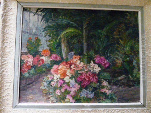 Dans La Serre Oil Painting by Elisabeth Dodel-Faure