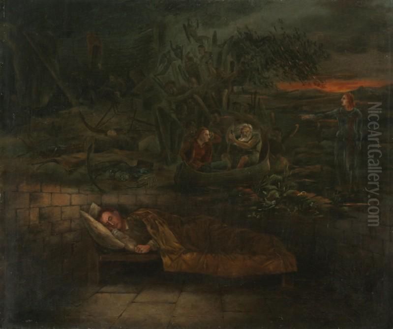 The Dream Oil Painting by William Anstey Dollond