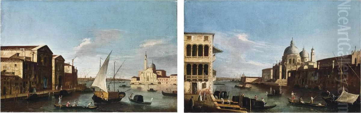 Veduta Dell'isola Di San Giorgio Oil Painting by Apollonio Domenichini