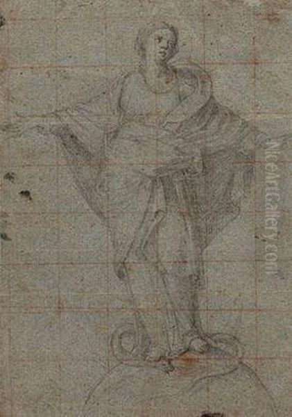 Maria Immaculata Oil Painting by Domenico Zampieri (Domenichino)