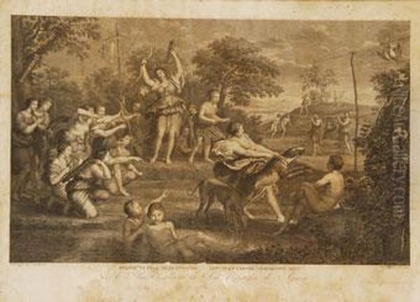 Diana Y Sus Ninfas Oil Painting by Domenico Zampieri (Domenichino)