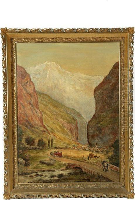 Landscape Oil Painting by Gustave Dore