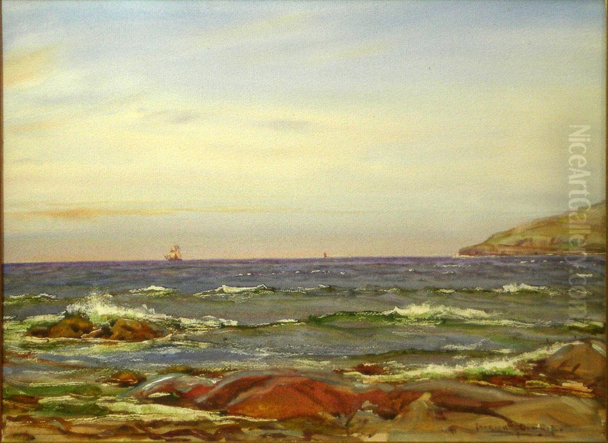 Ballantrae Bay Oil Painting by Patrick Downie