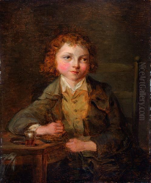 Portrait Du Fils De L'artiste Oil Painting by Martin Drolling