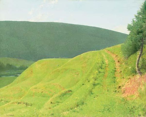 Hilltop, Margeree River Valley, Cape Breton, Nova Scotia Oil Painting by Frank Vincent Dumond