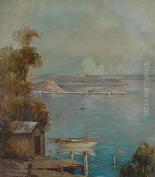 Sydney Waterview Oil Painting by Granville Dunstan