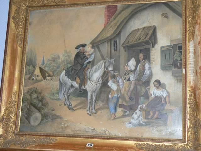 Monsieur Le Cure Oil Painting by Josephine Dupin