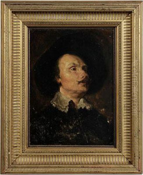 Cavalier Oil Painting by Frank Duveneck