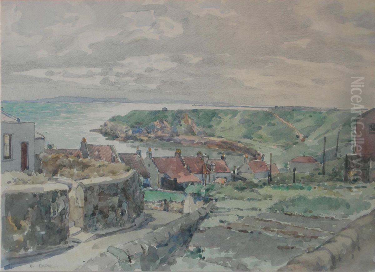 Pittenweem Oil Painting by Robert Eadie