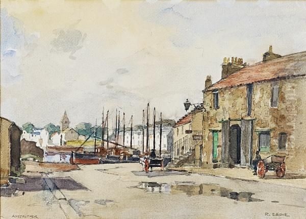 Anstruther Oil Painting by Robert Eadie