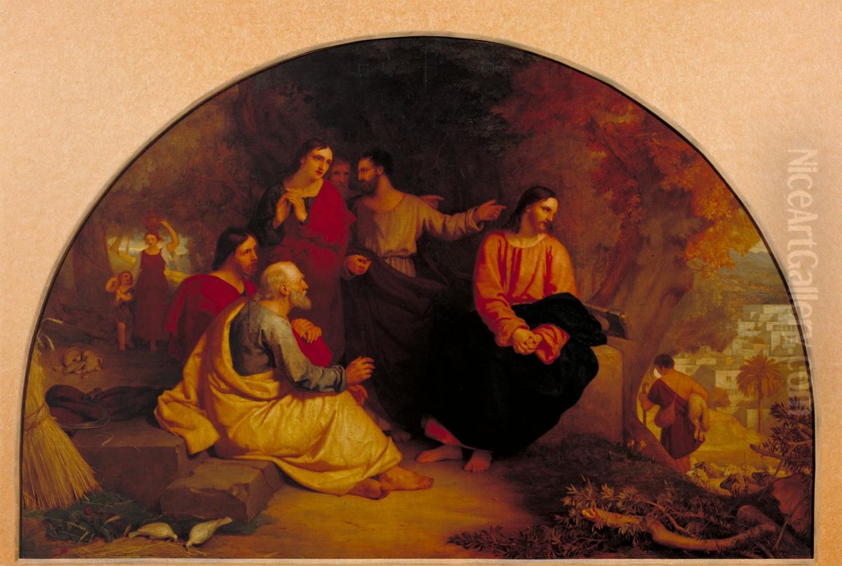 Christ Lamenting Over Jerusalem Oil Painting by Charles Lock Eastlake