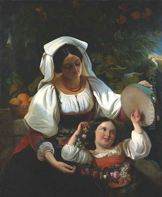 Untitled Oil Painting by Josef Eberl