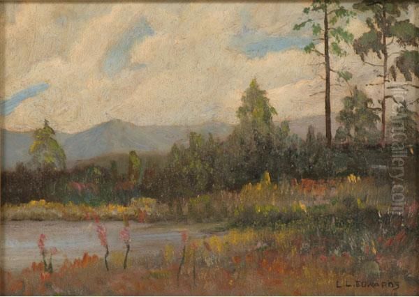 California Summer Landscape Oil Painting by Lionel Louis Edwards