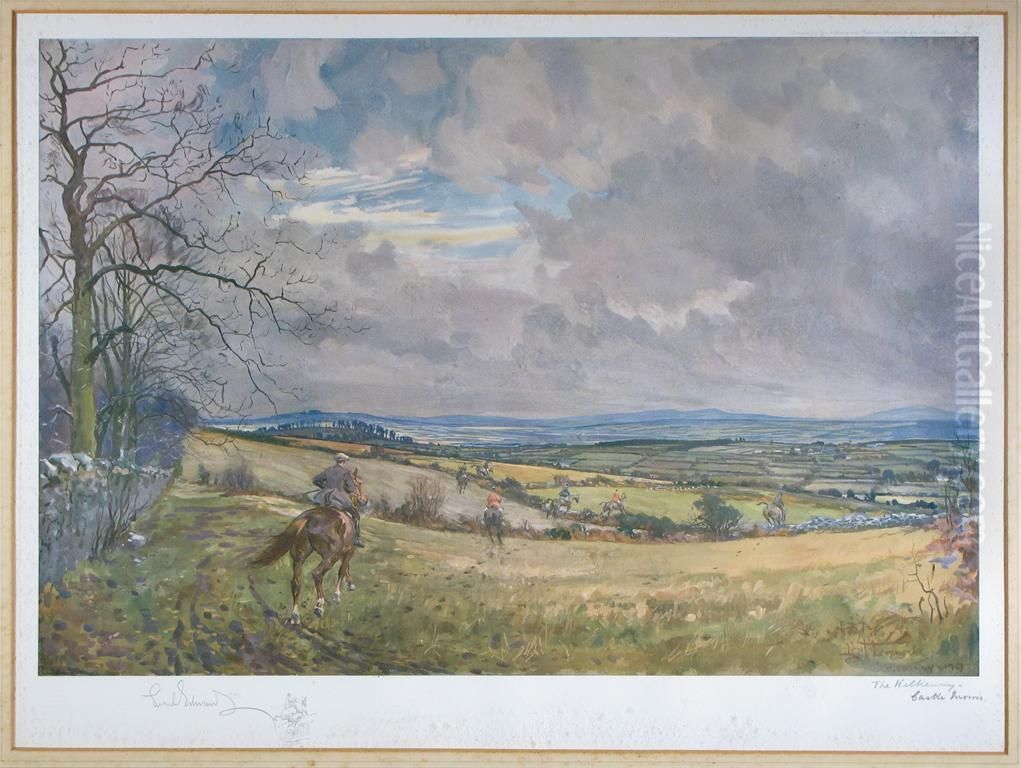 The Kilkenny Hunt At Castle Morris Oil Painting by Lionel Louis Edwards