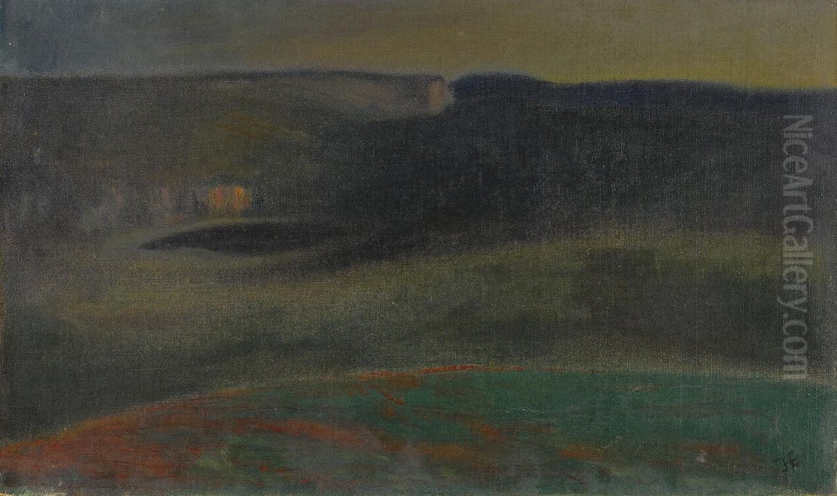 Juvrastolen, Telemark Oil Painting by Halfdan Egedius