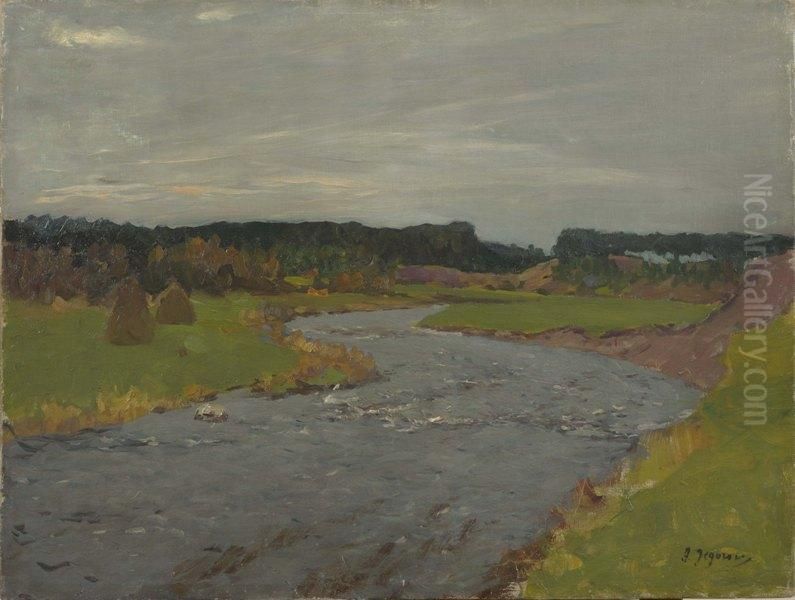 Pirita Jogi Oil Painting by Andrei Afanas Evich Egorov