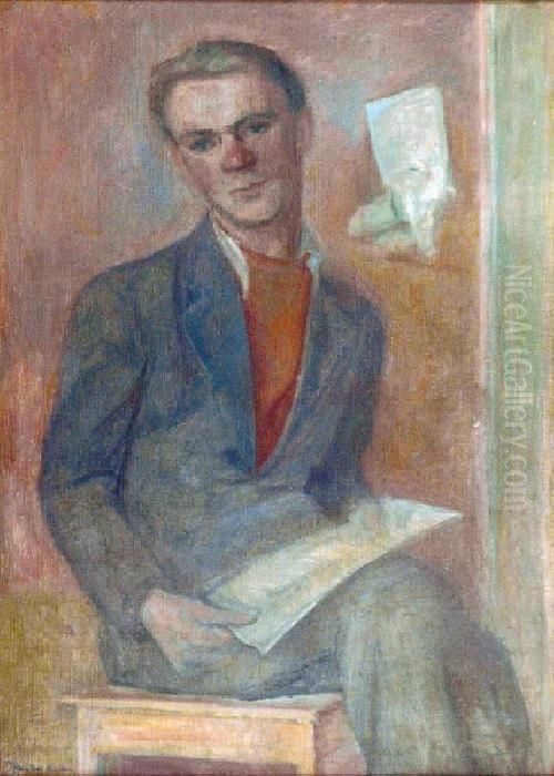Portret Rzemyszkiewicza Oil Painting by Zdzislaw Eichler