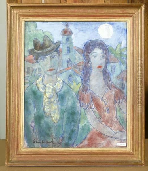 Mondnacht. Oil Painting by Georges Einbeck