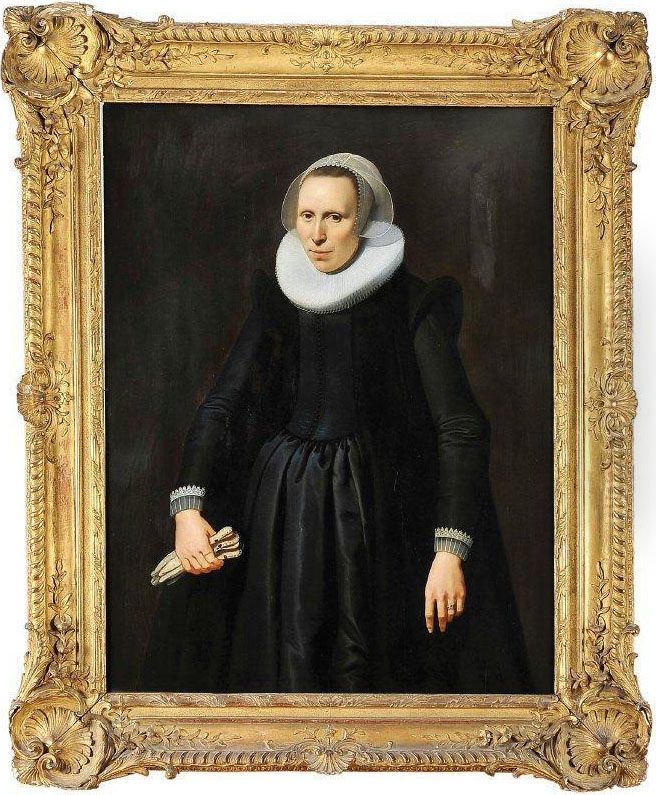 Retrato De Senhora Oil Painting by Nicolaes (Pickenoy) Eliasz