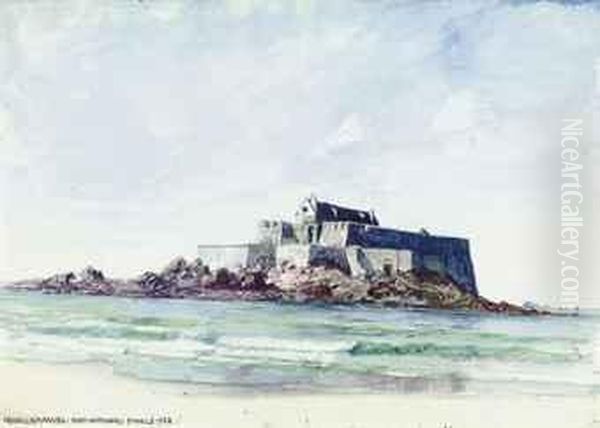Views Of St. Malo Oil Painting by Frank Lewis Emanuel