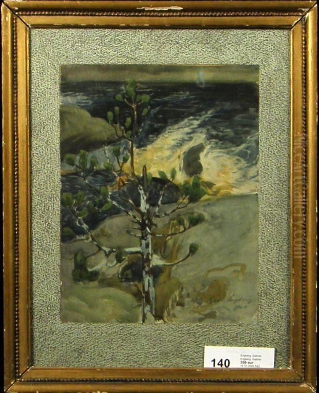 Untitled Oil Painting by Gabriel Engberg