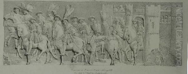 Wjazd Franciszka I I Henryka Viii Oil Painting by Gottfried or Godefroy Engelmann