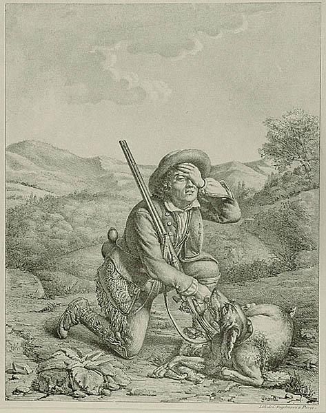 Mysliwy Oil Painting by Gottfried or Godefroy Engelmann